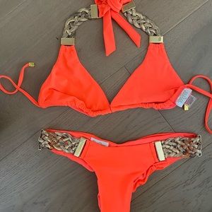 Beach Bunny swimsuit- L top, S bottom